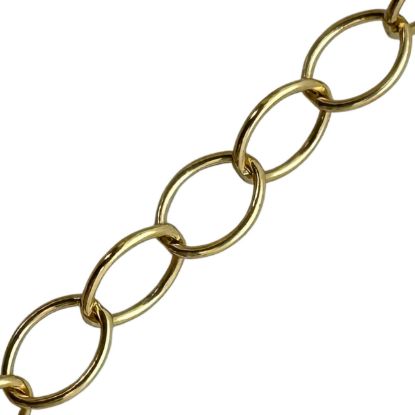 Wholesale Gold Over Sterling Silver Chain - Thick Oval Cable Chain - 5.8 x 4.2mm (sold per foot)