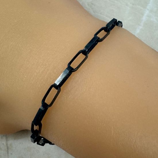 Wholesale Oxidized Sterling Silver Bulk Chain - Big Flat Oval Rolo (sold by the foot)