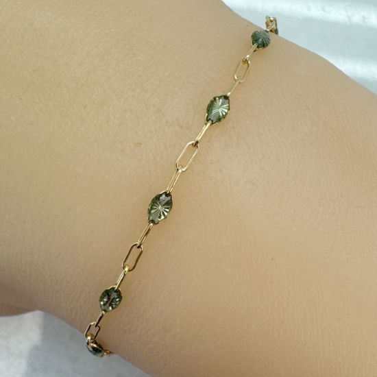 WHOLESALE GOLD FILLED ENAMEL CHAIN BRACELET NECKLACE JEWELRY