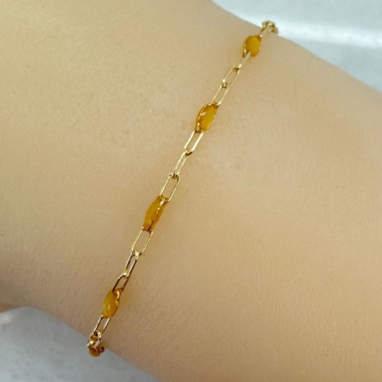 WHOLESALE GOLD FILLED ENAMEL CHAIN BRACELET NECKLACE JEWELRY