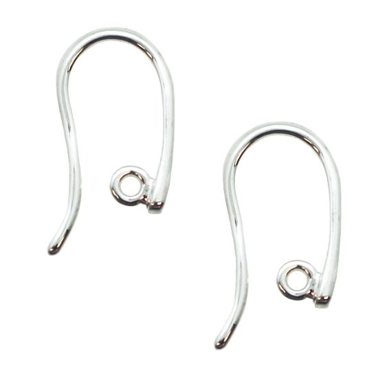 Wholesale Sterling Silver Sleek and Sexy Style Hooks (1 pair)