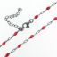 Wholesale Oxidized Sterling Silver Finished Adjustable Enamel Chain Jewelry - Paperclip Chain with Enamel Birthstone